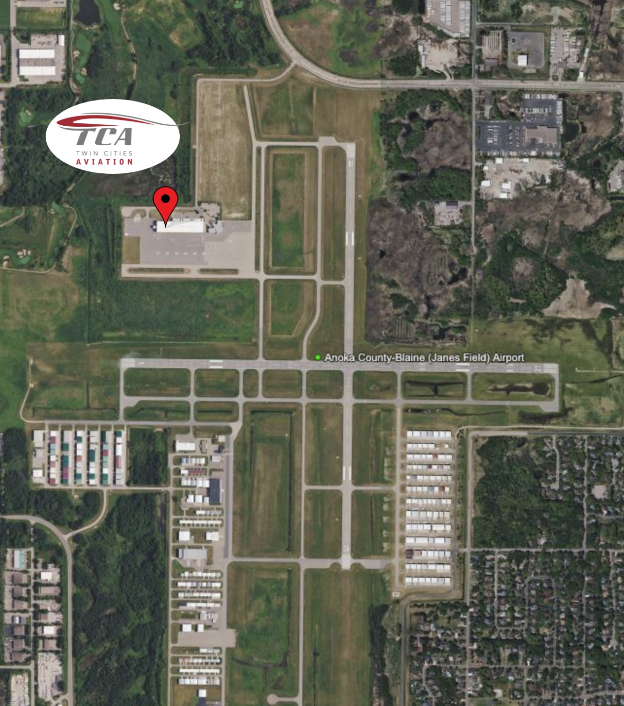 Twin Cities Aviation Location